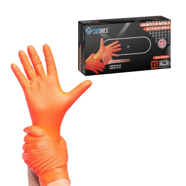 Guante Nitrilo Texturado Pack 10 Unds. tallas S- M- L- XL