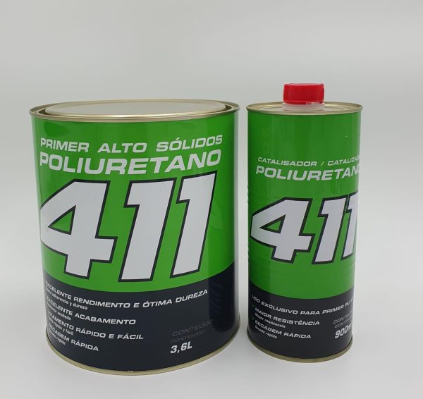 Primer PU 411 Maxi Rubber 3,6Lt + Catalizador 0,9Lt